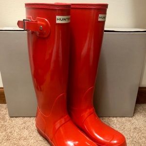 Red Hunter Rain Boots